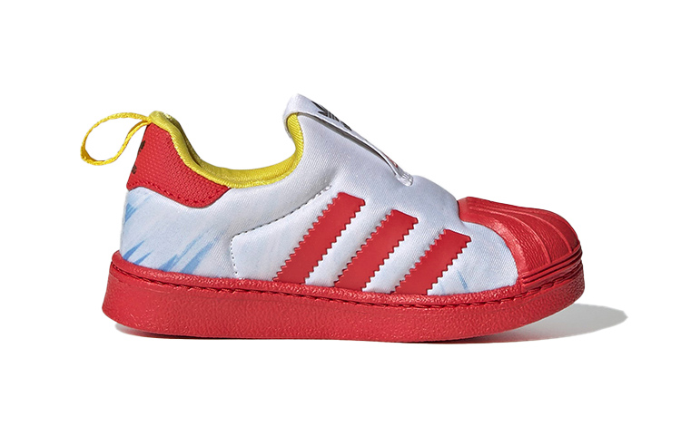 Кеды adidas originals Superstar 360 (бело-красно-желтые) — фото 2