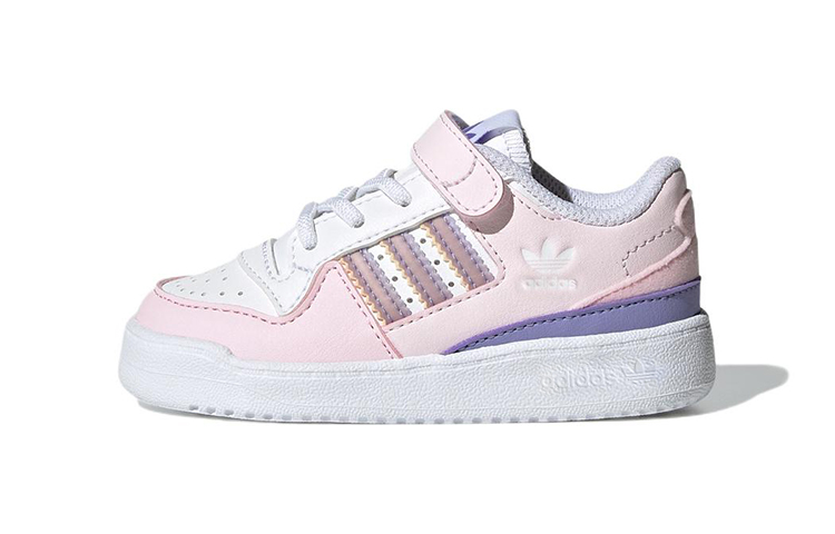 Кеды adidas originals FORUM Low El I (розово-белые)