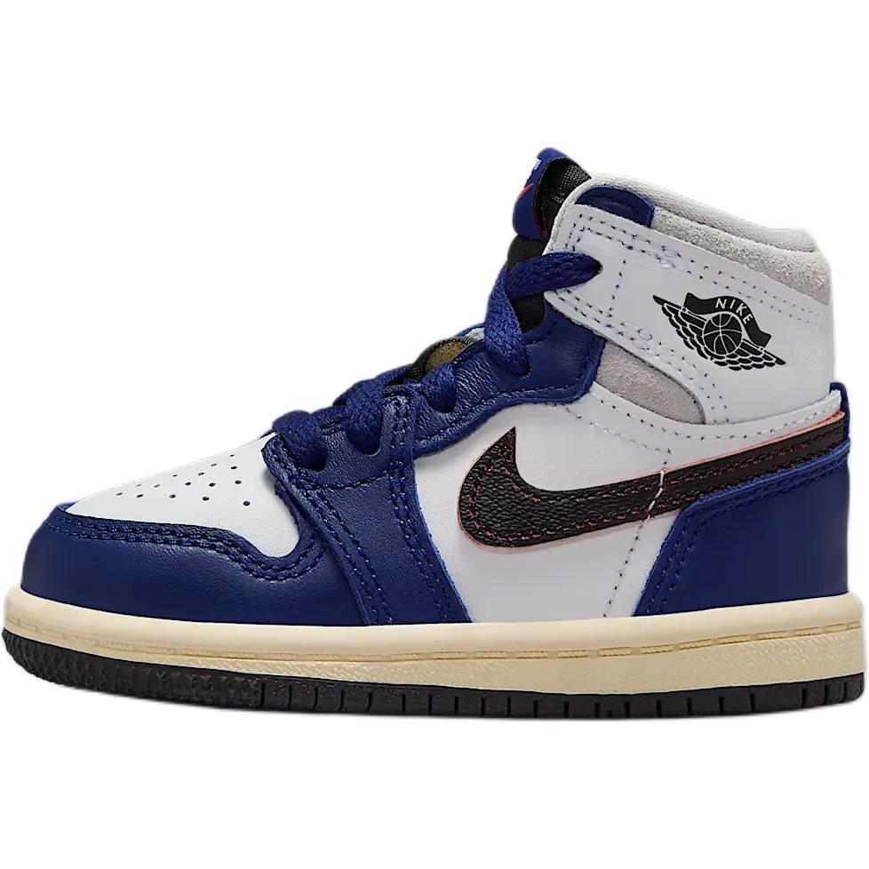 Кеды Jordan Air Jordan 1 Retro High OG Rare Air (бело-синие)