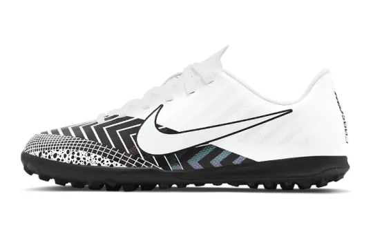 Nike Mercurial Vapor 13 Slip Resistant Slip Resistant Low top Kids' Soccer Shoes White Black Unisex