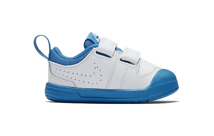 Детские кроссовки Nike Pico 5 (бело-синие) — 白色/浅清透蓝 — фото 4
