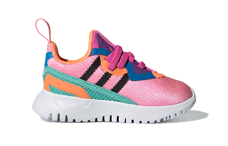 Кроссовки adidas originals Flex El I (розово-черно-синие) — фото 2