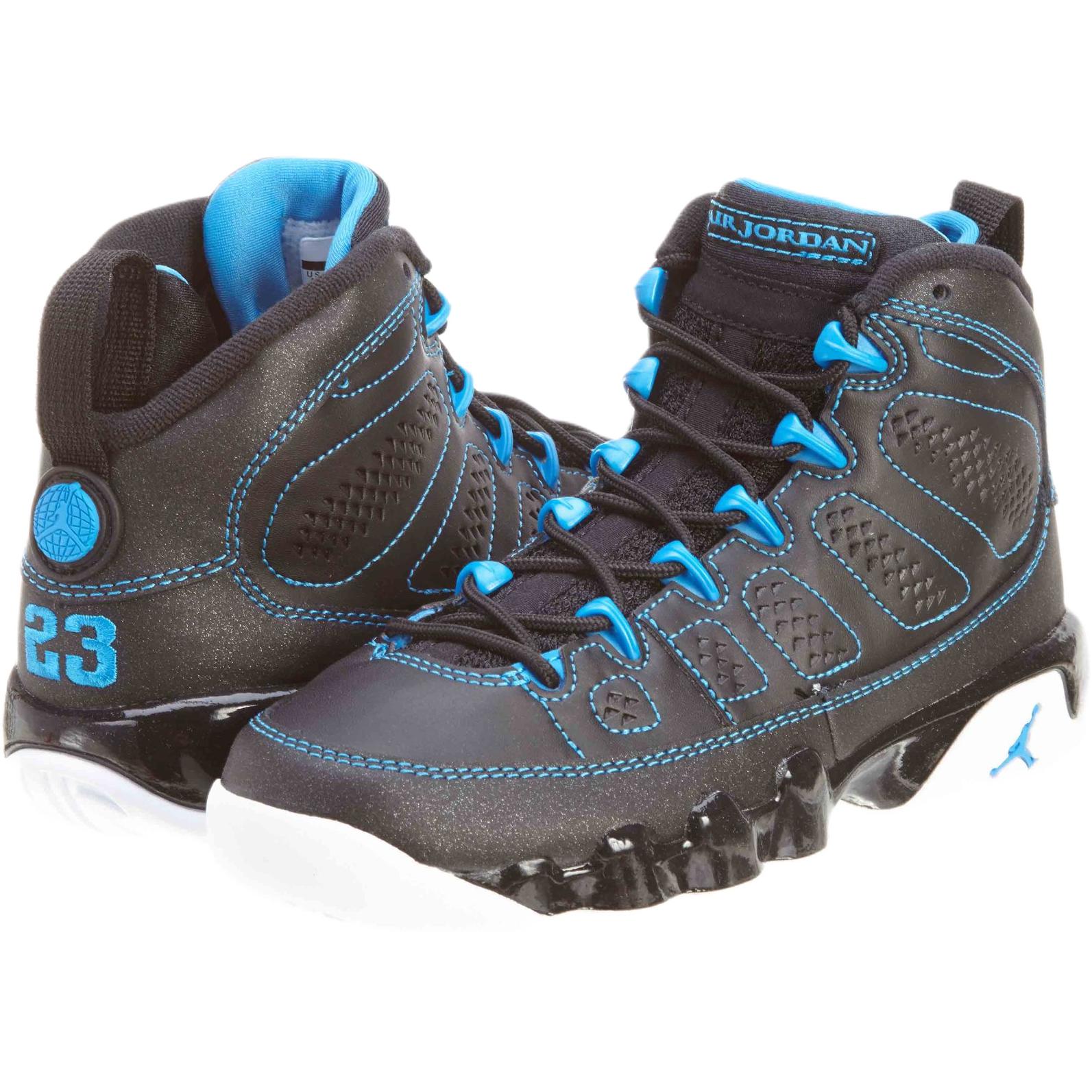 Кроссовки Jordan JordanAir Jordan 9 GS (черные) — Чёрный — фото 3