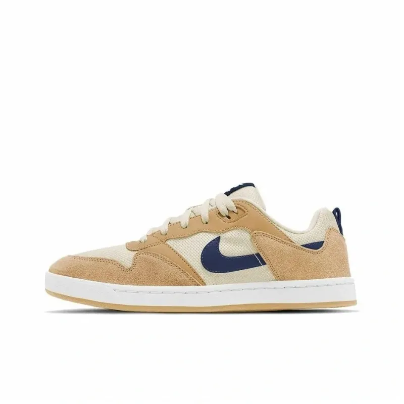 Nike SB Alleyoop Low top Casual Shoes Brown Blue White Unisex