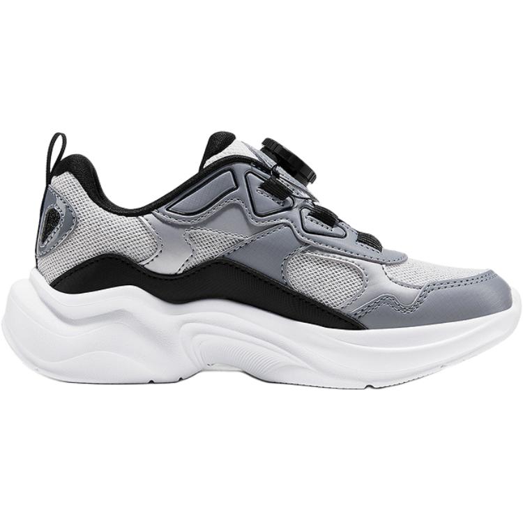 Детские кроссовки Skechers kidsAir-Cooled MEMORY FOAM (серебристо-бело-черные) — Серебристыйбелыйчёрный — фото 2