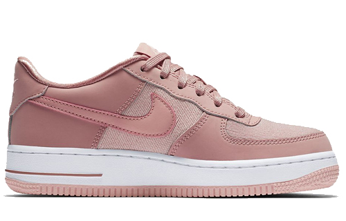 Кеды Nike NikeAir Force 1 GS (розовый) — фото 3