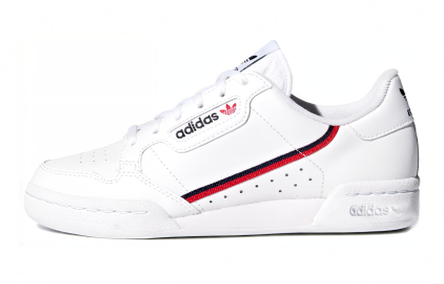 Детские кеды adidas Originals Continental 80 J (белые)
