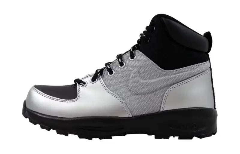 Nike Manoa Leather Metallic Silver GS