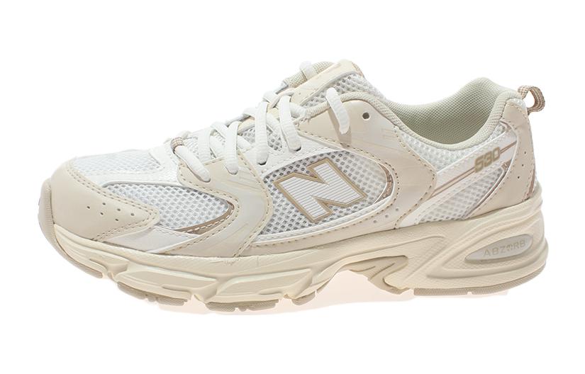 New Balance NB 530 comfortable and versatile wear-resistant low-top children's running shoes white