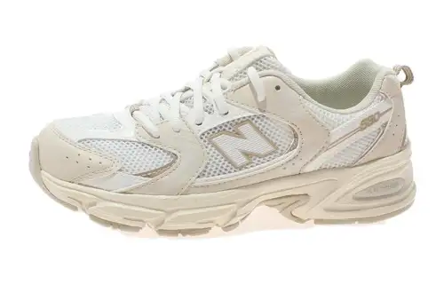 New Balance NB 530 comfortable and versatile wear-resistant low-top children's running shoes white