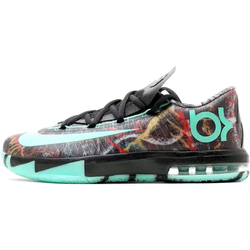 Nike KD 6 Low top Running Shoes Green Unisex