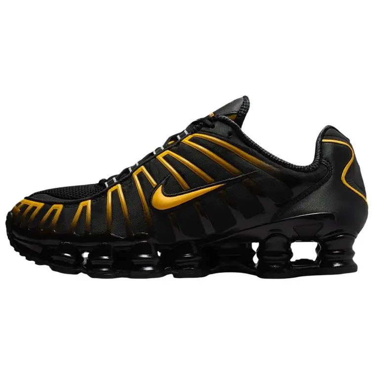 Nike x NFL Shox TL Casual Shoes Unisex Black Gold