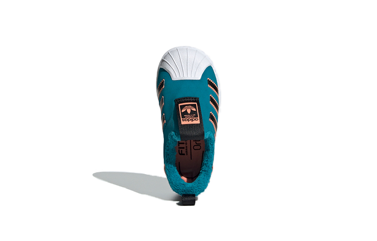Детские кеды adidas originals SUPERSTAR (синий / белый / черный) — Синий / белый / чёрный — фото 6