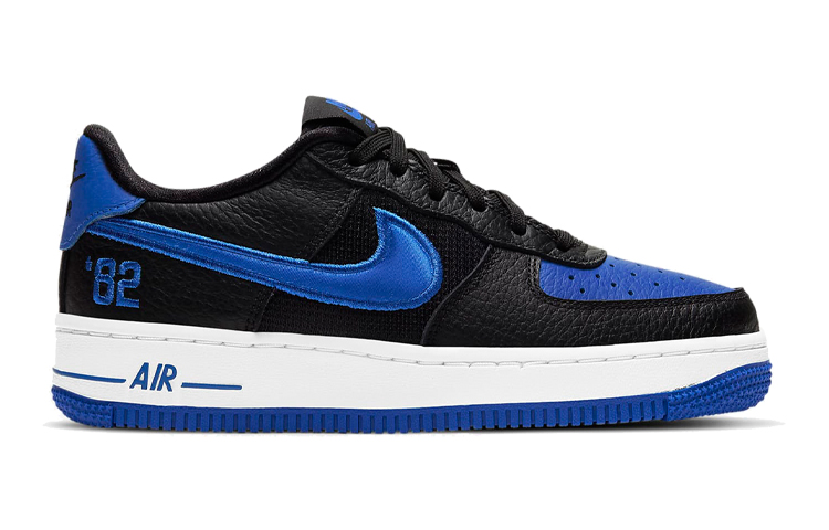 Кеды Nike Air Force 1 '82 GS (черно-красно-синие) — фото 5