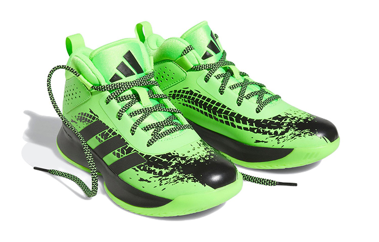 Кроссовки adidas Cross Em Up 5 (зелено-черный) — фото 4