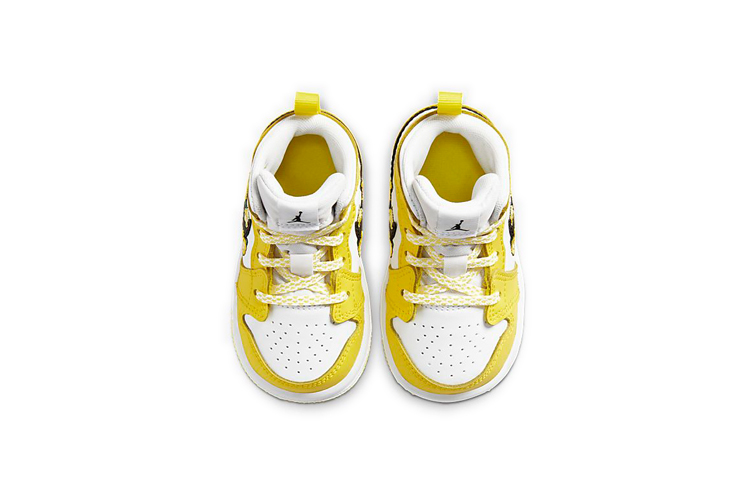 Детские кроссовки Jordan Air Jordan 1 Mid SE (желтый) — Жёлтый — фото 5