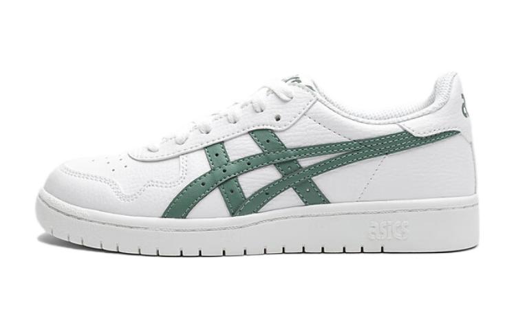 Детские кеды ASICS JAPAN S (бело-зеленые)