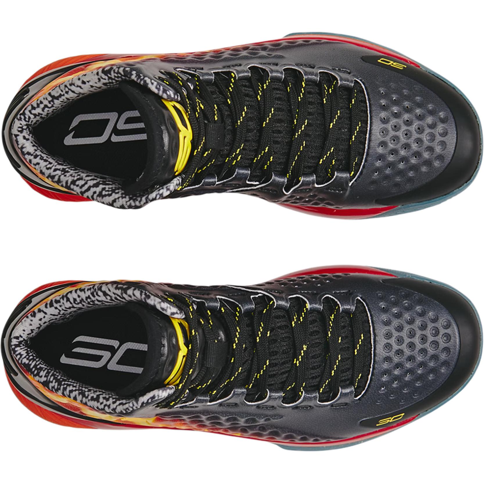 Кроссовки Under Armour Curry 1 Retro 'Curry Jam' (черные) — фото 5