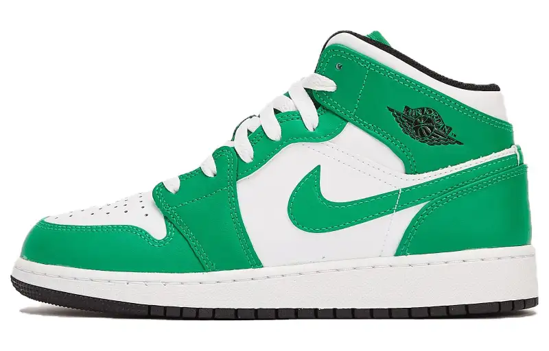 Jordan 1 Mid Lucky Green GS