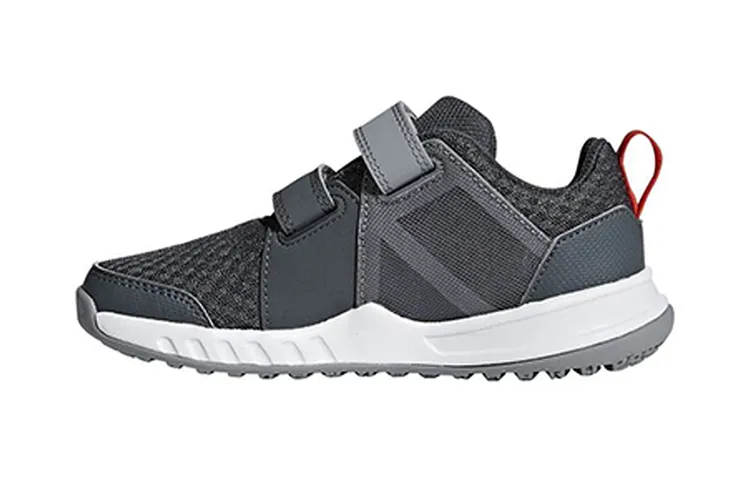 Adidas Gym Zapatillas Trendy Slip Resistant Low top Running Shoes Gray Red White Children Aged 3 7 Years Old