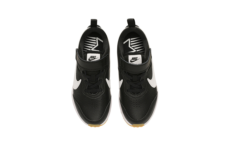 Детские кроссовки Nike Varsity Leather (черно-белые) — фото 5