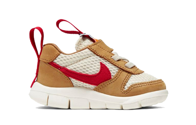 Детские кроссовки Nike Mars Yard (желто-белые) — фото 3