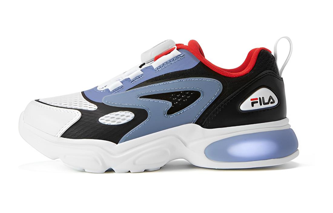 Детские кроссовки Fila (черно-синие)