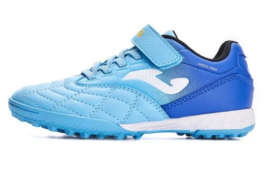 Joma TF Slip Resistant Abrasion Resistant Slip Resistant Abrasion Resistant Low top Kids' Soccer Shoes Blue, Mismatched