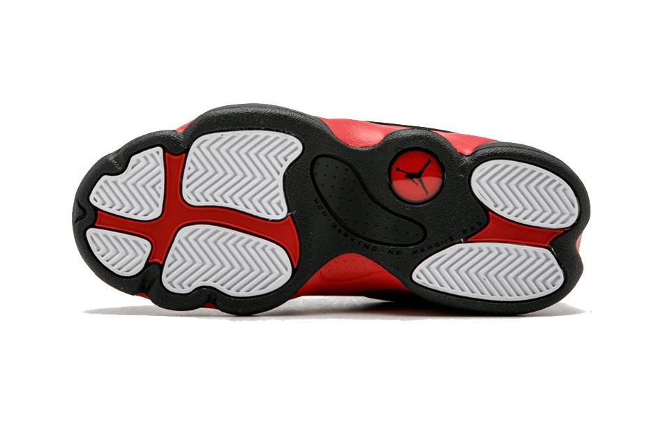 Детские кроссовки Jordan Air Jordan 13 Retro GT (черно-красные) — Чёрный / красный — фото 6