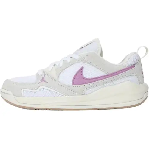 Jordan CMFT Era Low top Basketball Shoes White/Gray/Purple Unisex