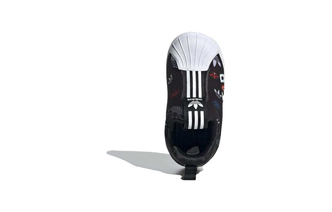 Детские кроссовки adidas Superstar 360 X I (черно-белые) — Чёрный / белый — фото 4