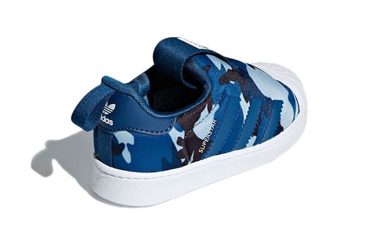 Детские кеды adidas originals Superstar 360 I (сине-черные) — фото 4