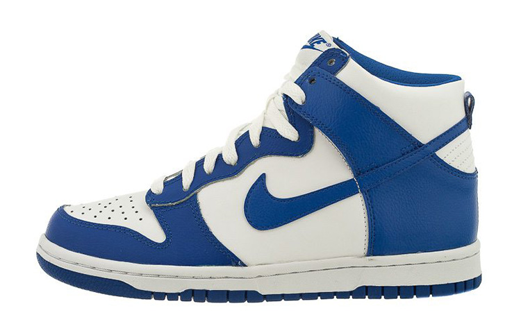 Кеды Nike Dunk High GS (сине-белые)