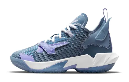 Jordan Why Not Zer0.4 Russell Westbrook 4 Slip Resistant Cushioning Abrasion Resistant Mid top Basketball Shoes Violet