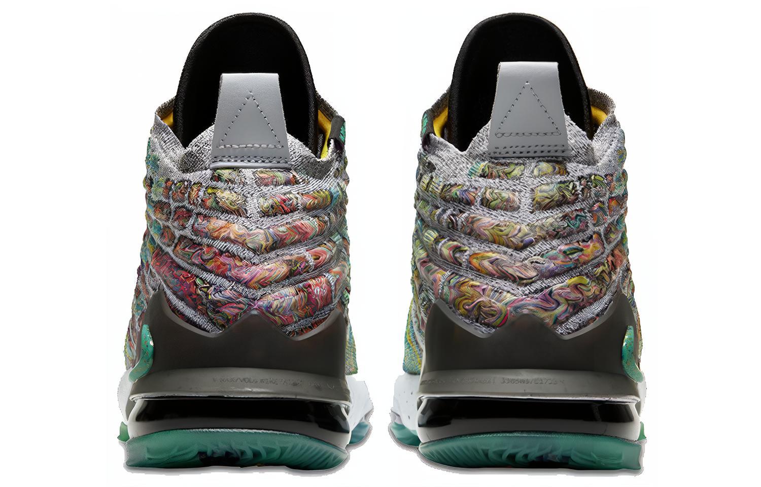 Кроссовки Nike NikeLebron 17 I Promise GS (зеленые) — Зелёный — фото 4