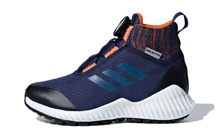 Кроссовки adidas Fortatrail Boa Wide K (сине-черные)