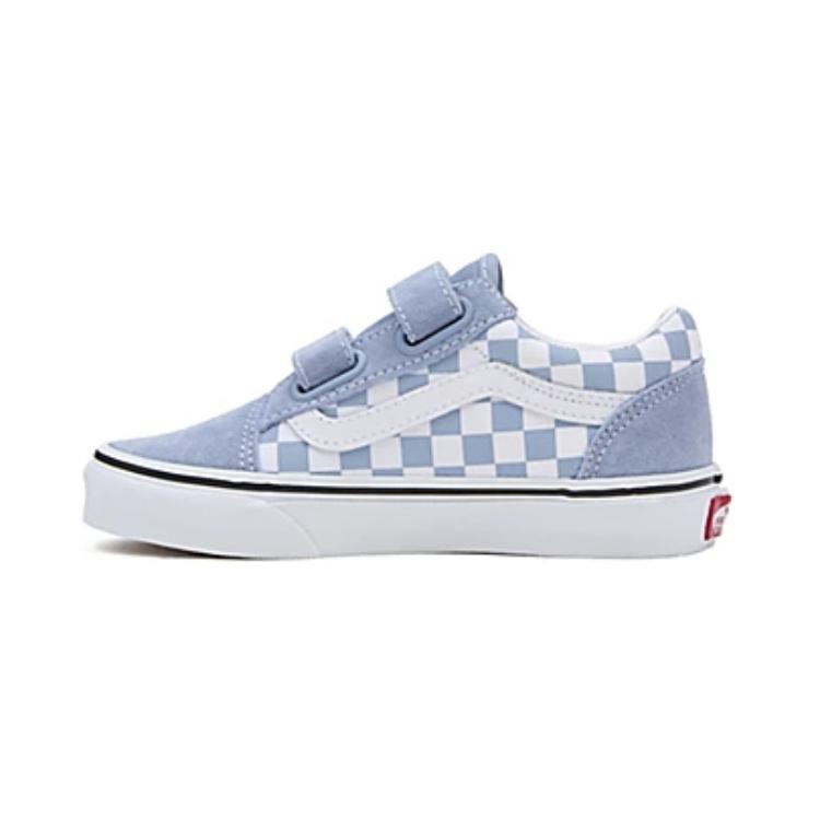 Детские кеды Vans Old Skool (бело-синие)