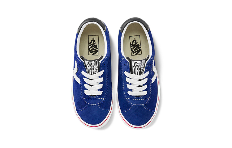 Кеды Vans Sports (синие) — Синий / белый — фото 3