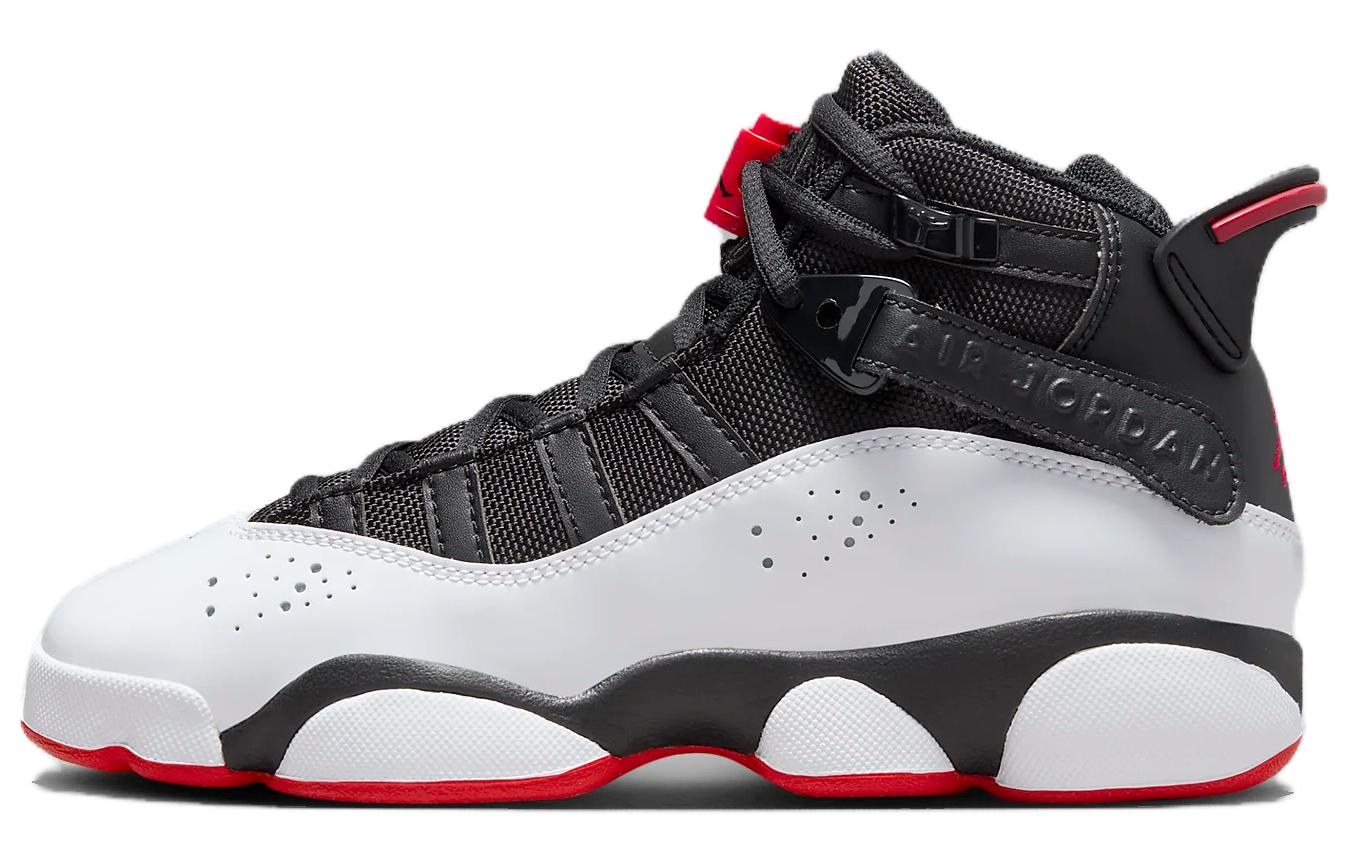 Air Jordan 6 Rings 'Black Varsity Red' GS