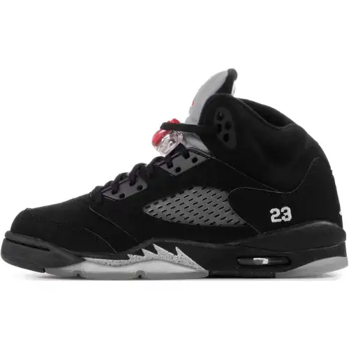 Jordan Air Jordan 5 Mid top Basketball Shoes Black Unisex