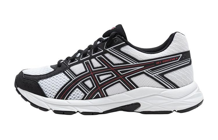 Детские кроссовки Asics Gel-Contend 4 (бело-черные)