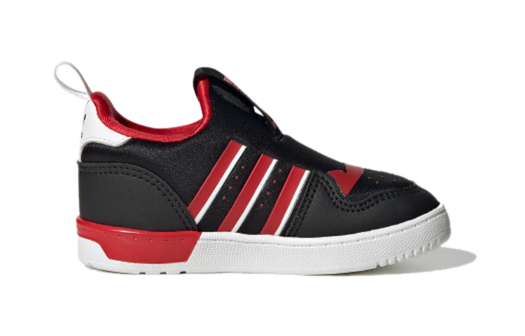Кеды adidas originals Rivalry Low 360 I (черно-красные) — фото 3