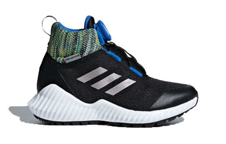 Детские кроссовки adidas Fortatrail (черно-серебристый) — фото 3