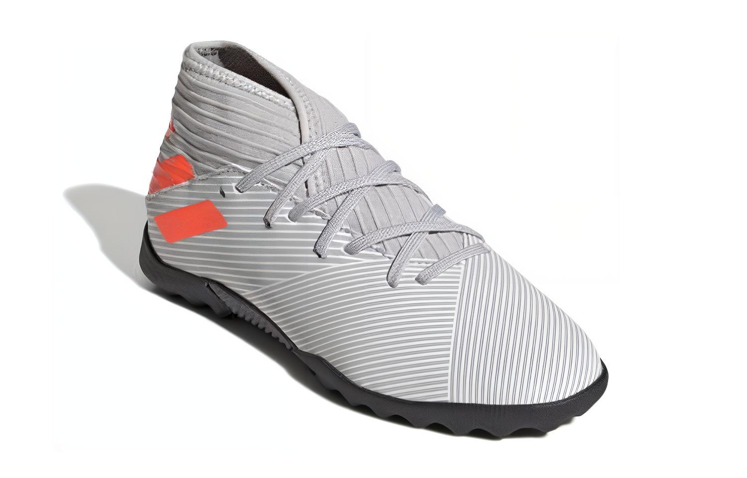 Детские бутсы adidas Nemeziz 19.3 TF J (серый) — фото 4