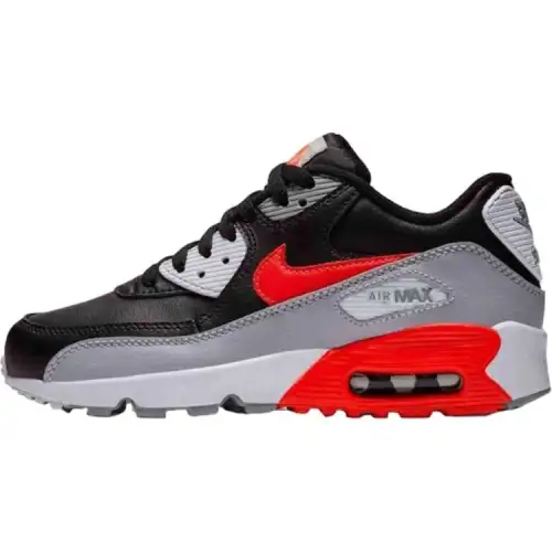 Nike Air Max 90 Leather Low top Casual Shoes Dark Gray Unisex