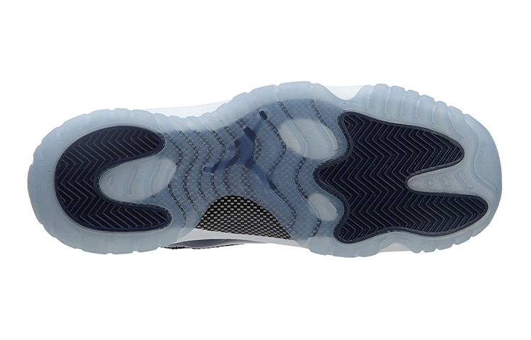 Кроссовки Jordan JordanAir Jordan 11 Low GS (серые) — 雾灰 /白/午夜蓝 — фото 7