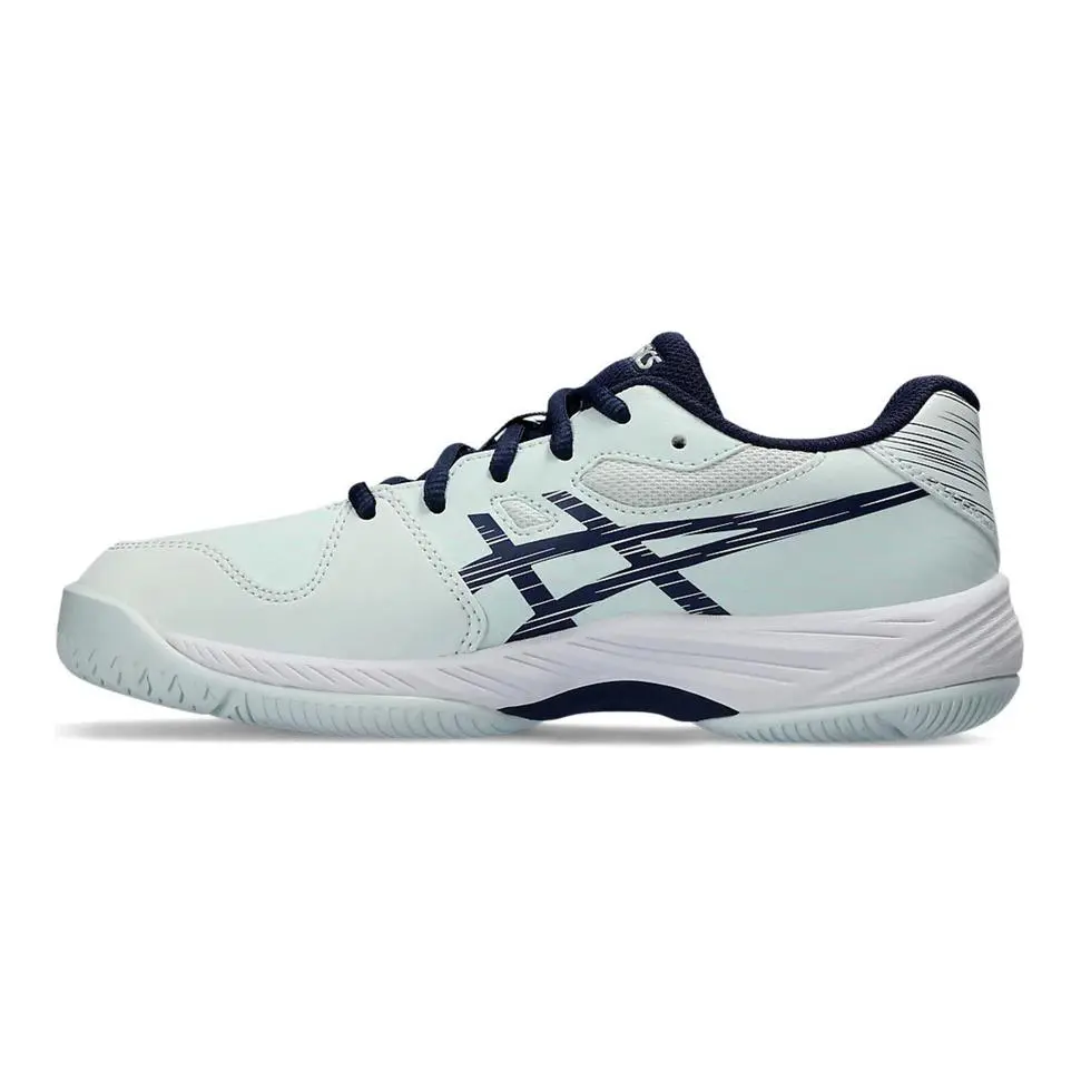 ASICS Gel Game 9 Tennis Shoes Synthetic Leather Abrasion Resistant Breathable Low top Kids' Training Shoes