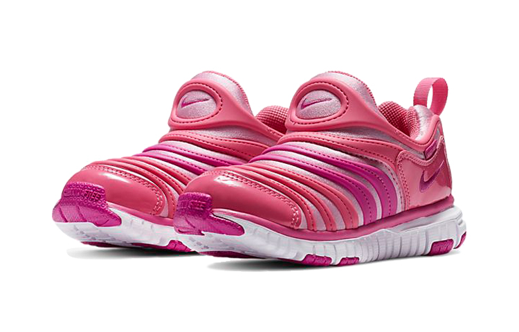 Детские кроссовки Nike Dynamo Free (розово-белый) — фото 4