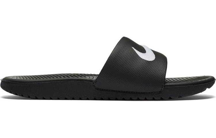 Детские шлепанцы Nike NikeKawa (черно-белый) — Чёрныйбелый — фото 2