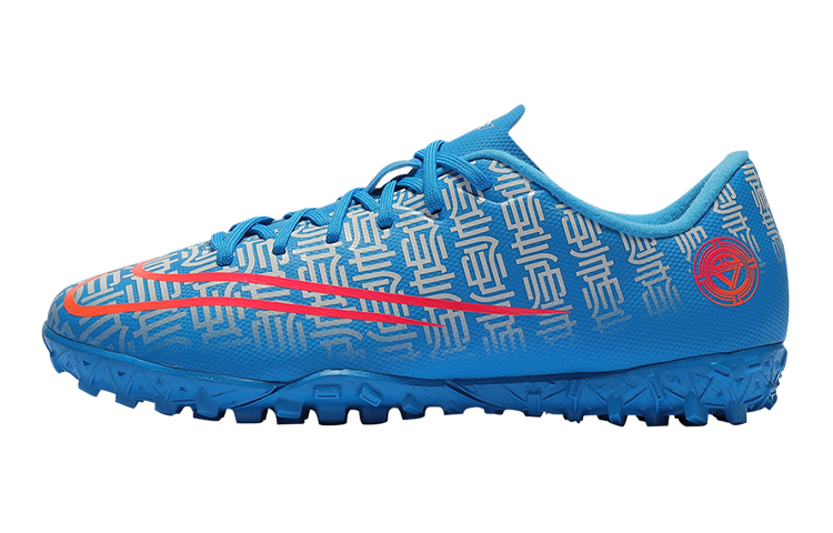 Детские бутсы Nike Mercurial Vapor 13 Academy CR7 TF (сине-красные)